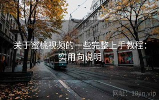 关于蜜桃视频的一些完整上手教程：实用向说明