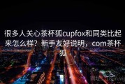 很多人关心茶杯狐cupfox和同类比起来怎么样？新手友好说明，com茶杯狐