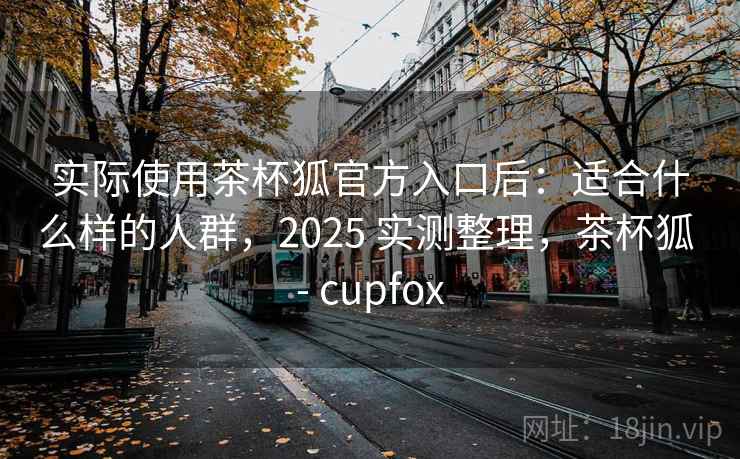 实际使用茶杯狐官方入口后：适合什么样的人群，2025 实测整理，茶杯狐 - cupfox